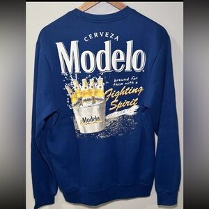 Modelo Beer Cerveza Especial Sweater Pullover Medium Men’s